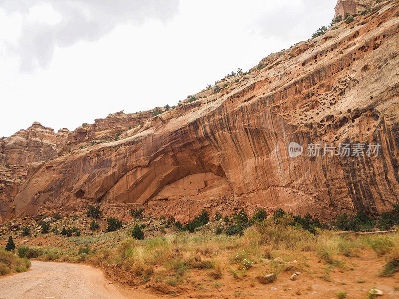 Grand Wash Trail，国会礁国家公园，犹他州，美国